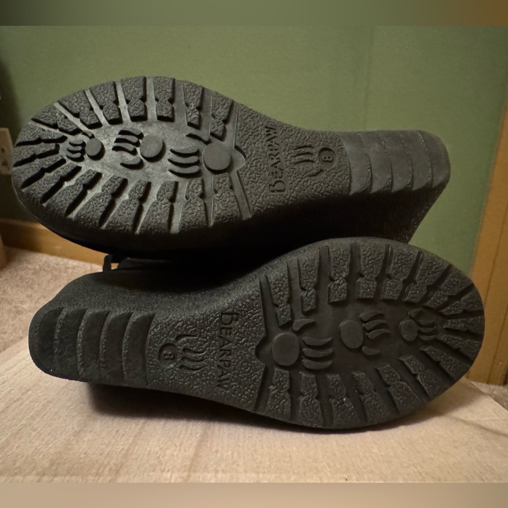 BearPaw Women's Elegant Black Suede Lace-Up Boots - Picture 8 of 8